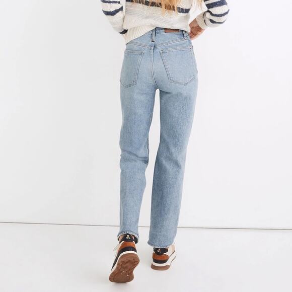 Madewell The Perfect Vintage Straight Jeans in Reinhart Wash Women’s Size 23 - Picture 12 of 13